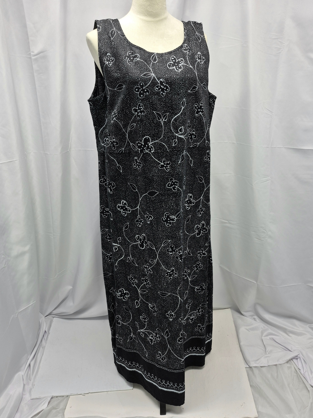 NWOT Uniform John Paul Richard Vintage Linen Maxi Dress XL Rare 90s Y2K Summer